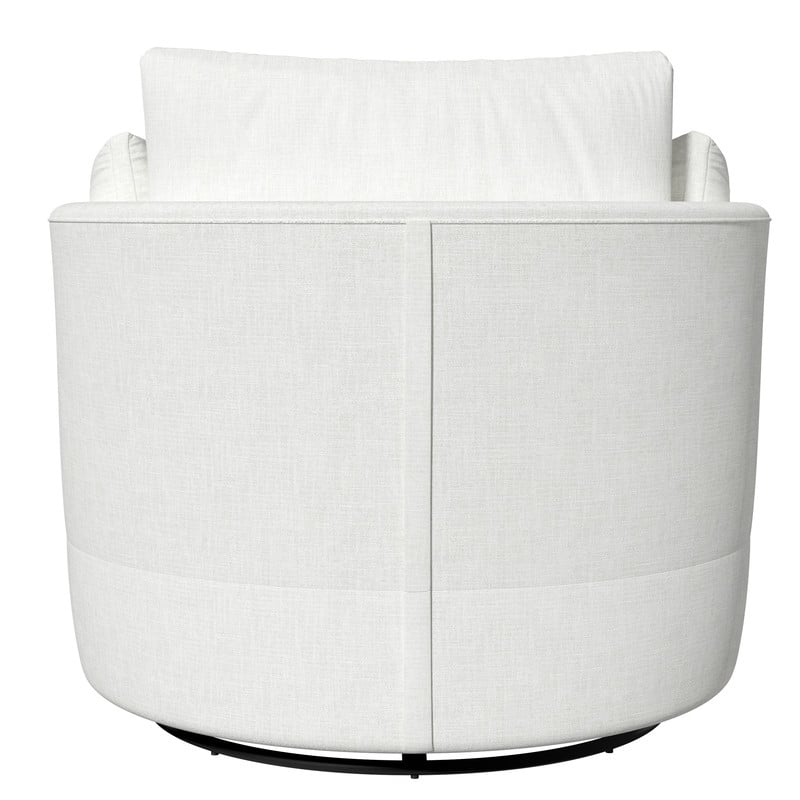 Swivel 34.7" Wide Comfortable Chenille Accent Chair
