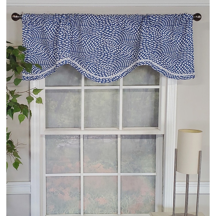 RLF Home Quality Arvana Cornice Valance Blue - 50x17