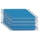 preview thumbnail 16 of 18, DII Natural Tonal Stripe With Fringe Placemat (Set of 6) Placemat Set - Blue