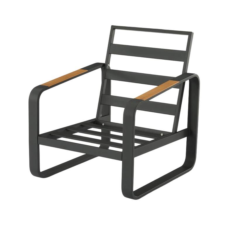 Outdoor Patio Conversation Sofa with Removable Cushions