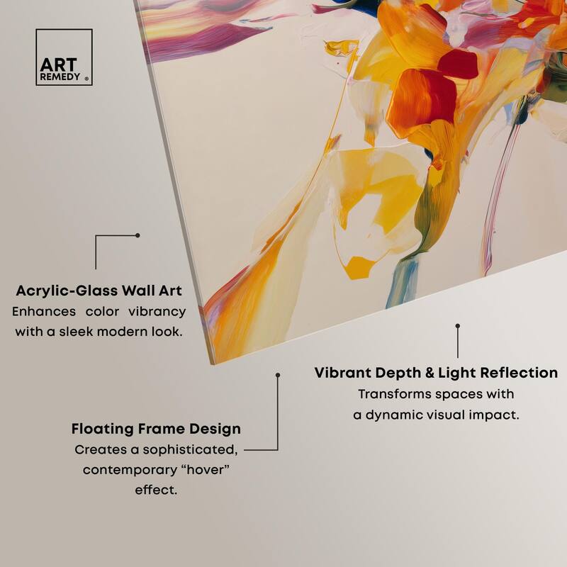 Flippant Bloom II Acrylic by Art Remedy, Ready to Hang