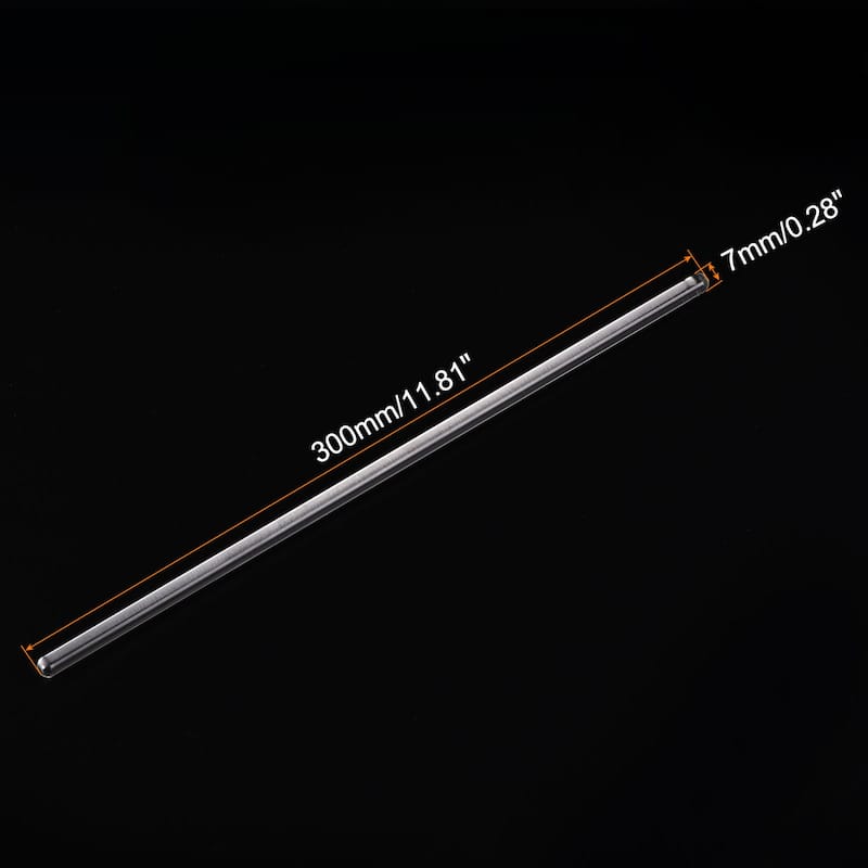 Borosilicate Glass Stick Stir Rod for Lab, kitchen 3Pcs - 11.81" x 0.28"