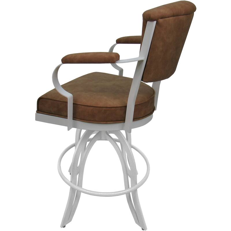 Miami Counter 26" or Bar 30" Metal Bar Stool on A Base