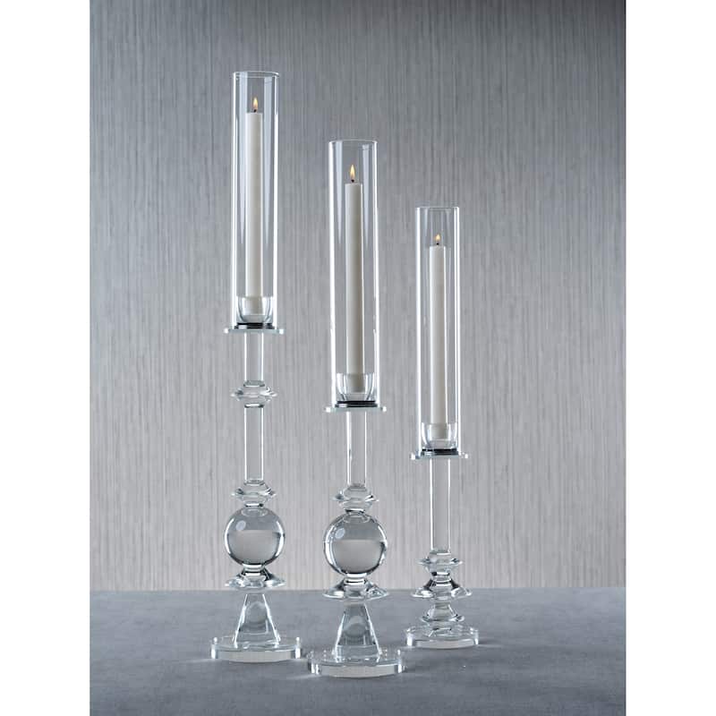 Vadim Crystal Glass Candle Holder - Bed Bath & Beyond - 31517268