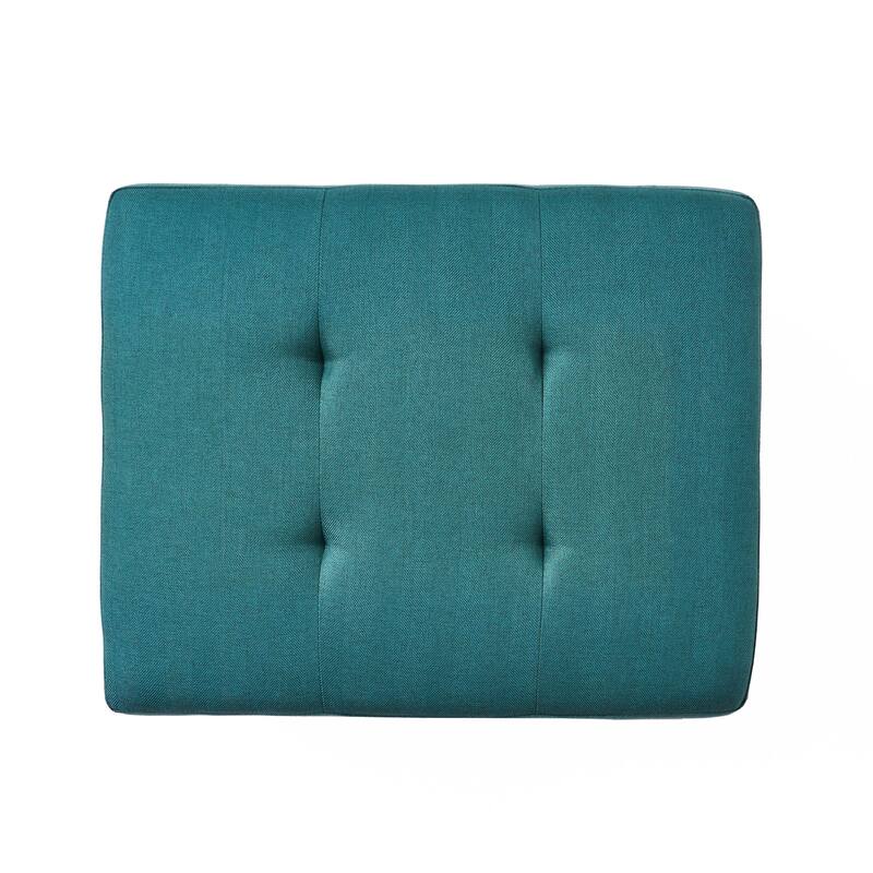 Zahra Tufted Fabric Storage Ottoman by Christopher Knight Home