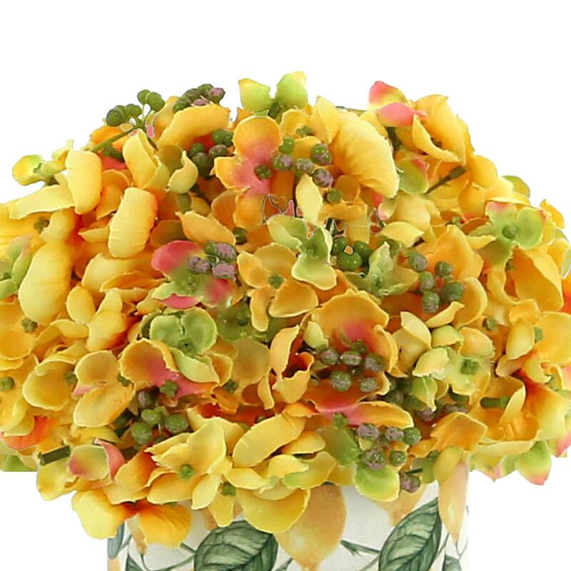 Hydrangea Arrangement in a Glass Vase