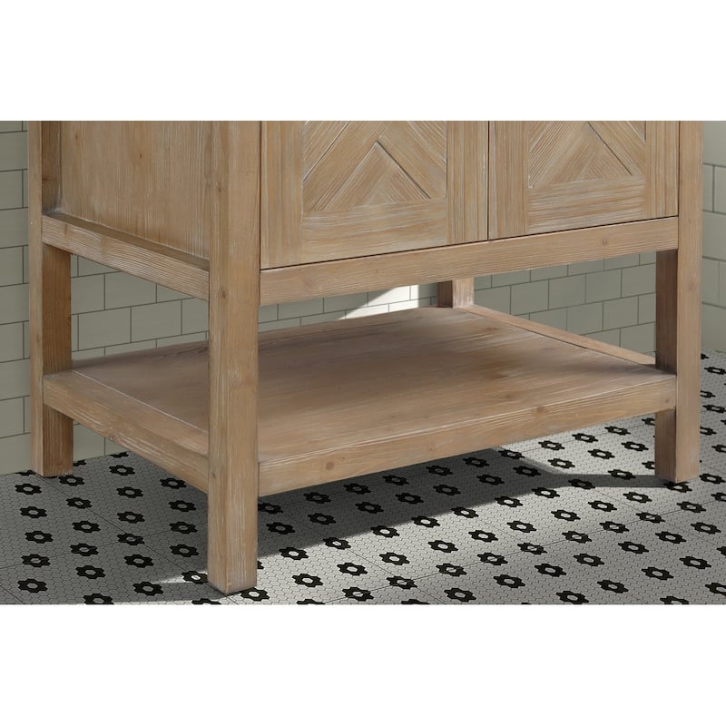 Ari Bath Savannah 30" Bathroom Vanity, Weathered Finish