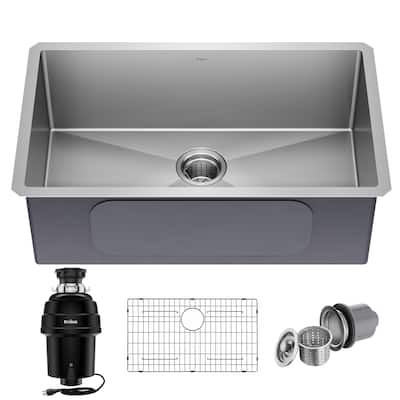Kraus KHU100-30-100-100 Standart PRO 30" Undermount Single Basin