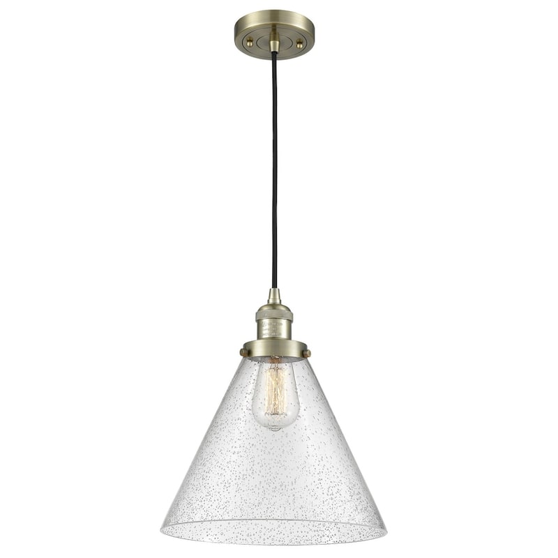 Innovations Lighting X-Large Cone Single Light 12" Wide Pendant