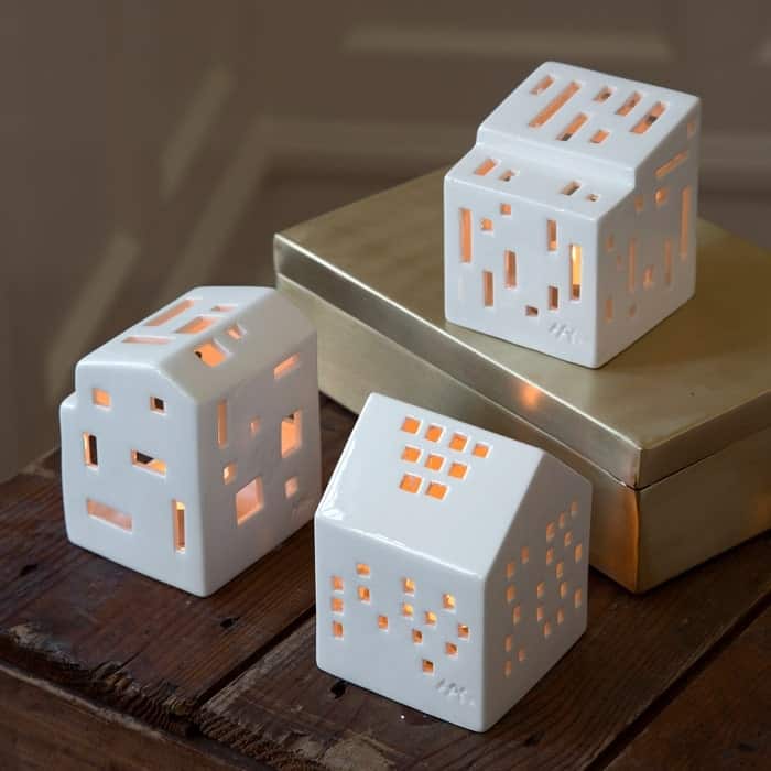 Kähler Urbania Lighthouse Functio, White - H: 3.5"