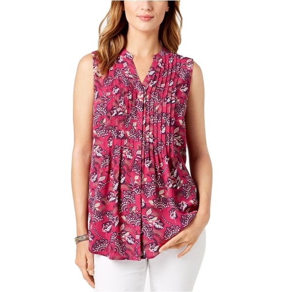 charter club sleeveless tops