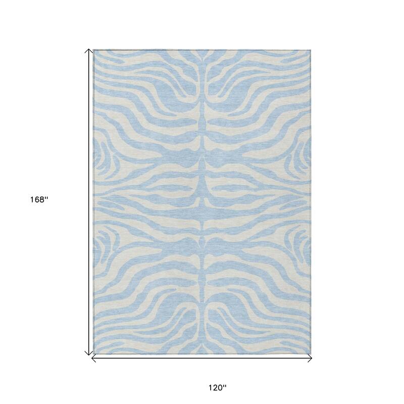 HomeRoots Animal Print Transitional Rectangle Outdoor Rug