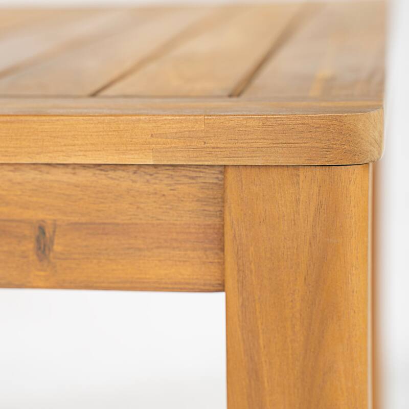 Christopher Knight Home Isolde Acacia Rectangular Dining Table with Umbrella Hole