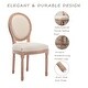 preview thumbnail 35 of 38, 2pc Oval Side Chairs with Round Hollow Back & Solid Wood Legs