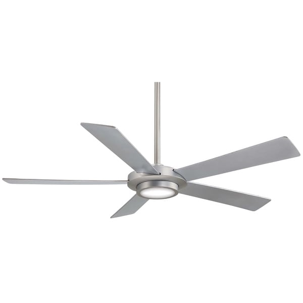 MinkaAire Sabot 52" 5 Blade DC Indoor Ceiling Fan with Integrated LED Light Kit and Remote Control