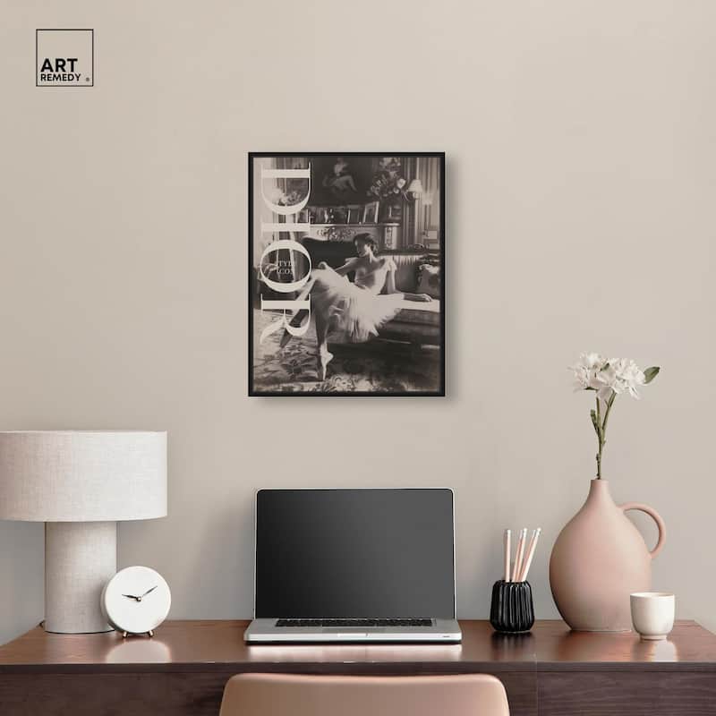 Style Ballerina Cover Canvas by Art Remedy