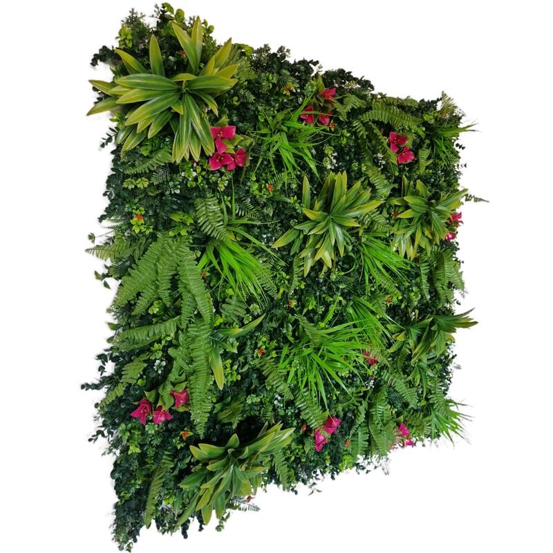 Artificial Green Foliage UV-protected for Outdoor Decor (Set of 4)
