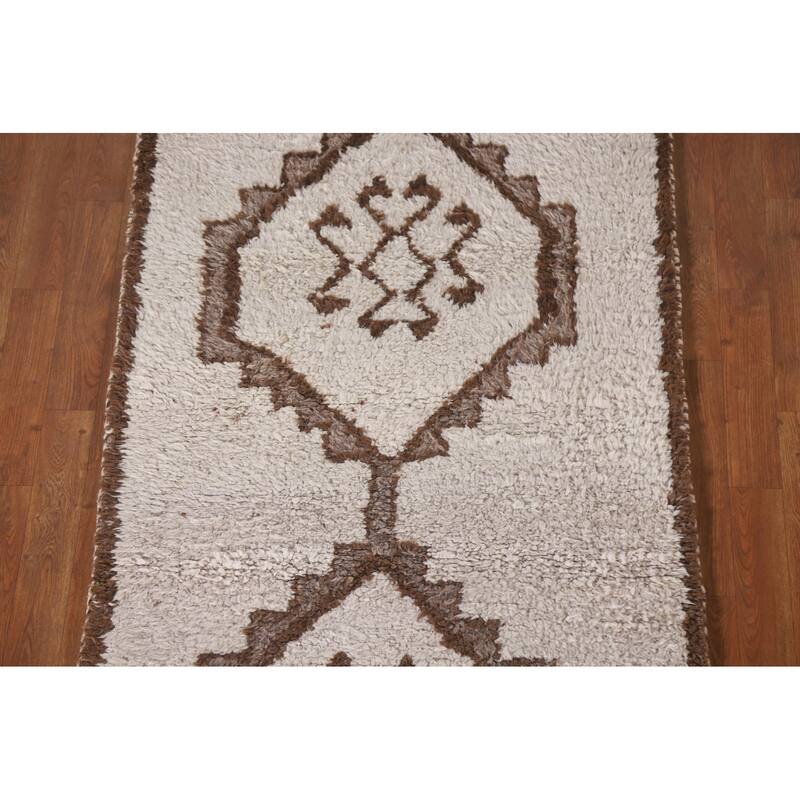 Anatolian Turkish Runner Rug Handmade Tribal Wool Carpet - 3'2"x 10'10"