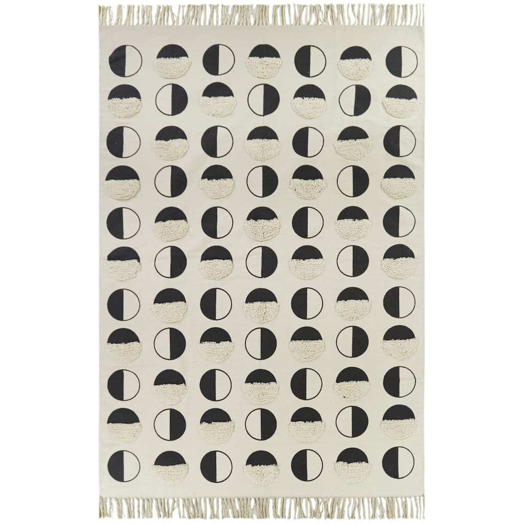 Halfmoon Modern Geometric Area Rug
