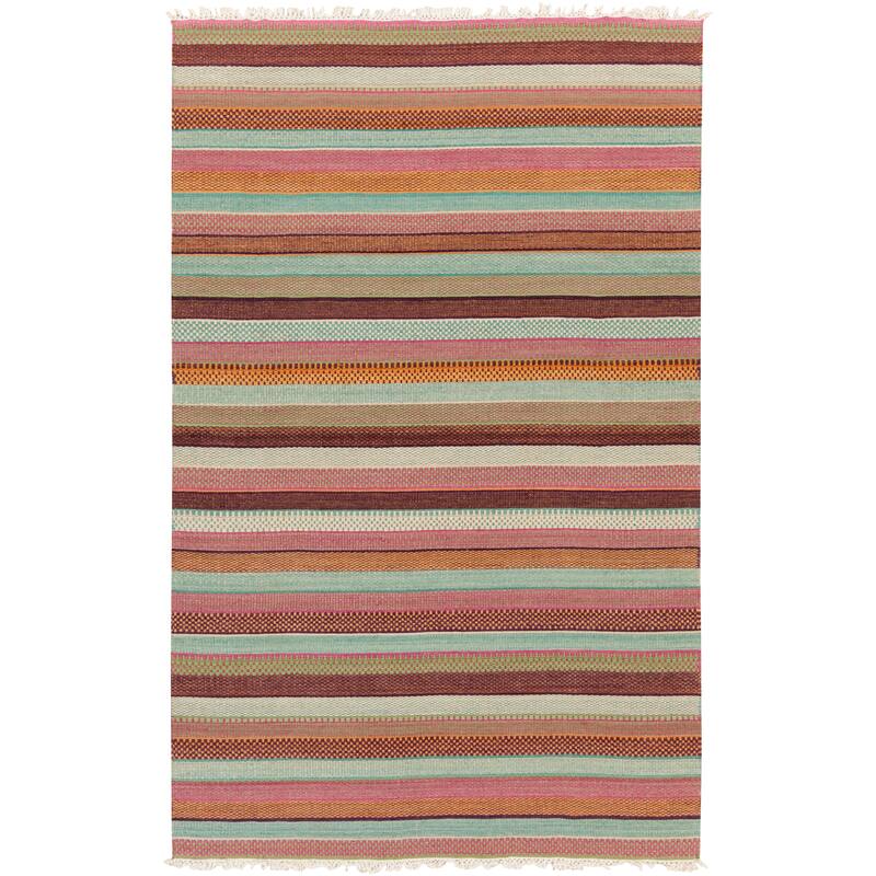 Hand-woven Tessa Stripe Wool Area Rug