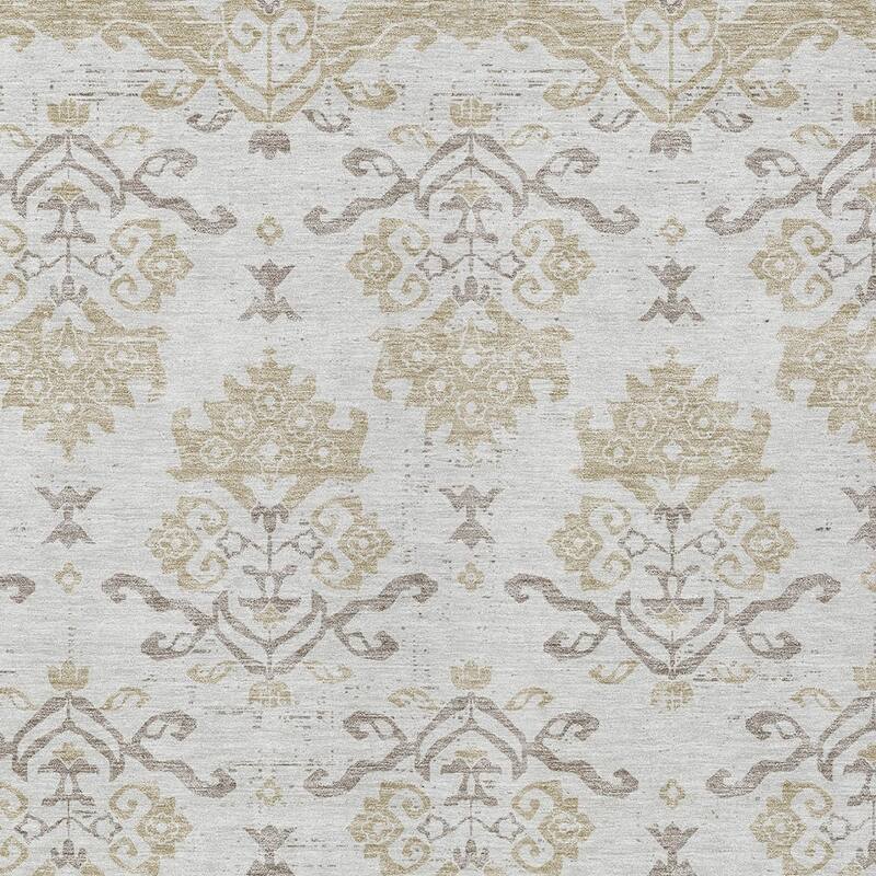 HomeRoots Oriental Transitional Rectangle Outdoor Rug