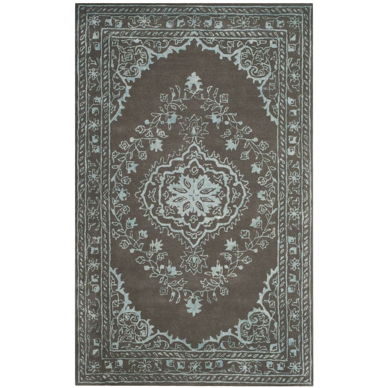 SAFAVIEH Handmade Glamour Gudmundina Modern Viscose Rug