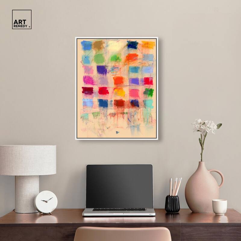 Color Blocks Canvas by Art Remedy