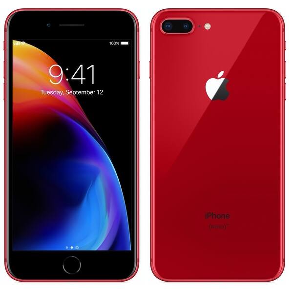 Shop Apple Iphone 8 Plus 64gb Red Unlocked Refurbished Overstock 30592413