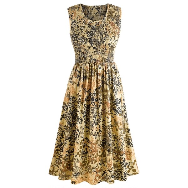 women's casual cotton sundresses