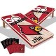preview thumbnail 1 of 4, Louisville Cardinals NCAA 2x4 Cornhole Board Set Include Carrying Case