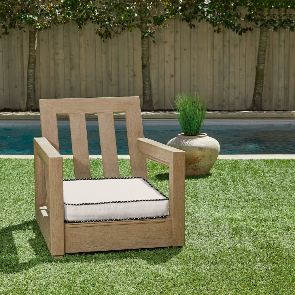 Sorra Home Sunbrella Indoor/Outdoor Braided Cord Cushion