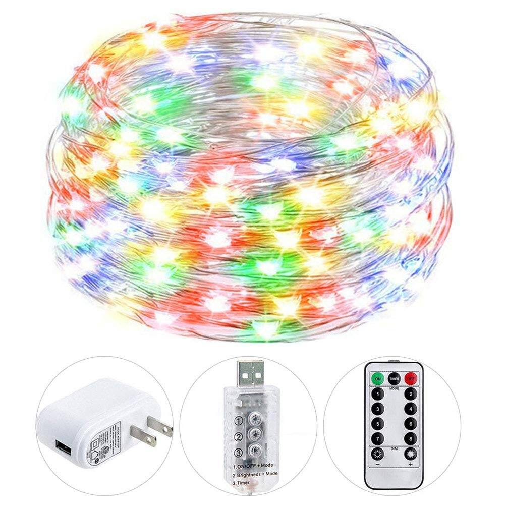 USB Twinkle Fairy Lights with Remote Adapter - Medium