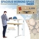 preview thumbnail 36 of 51, Futzca Height Adjustable Electric Standing Desk Sit Stand Computer Stand up Desk with Splice Board