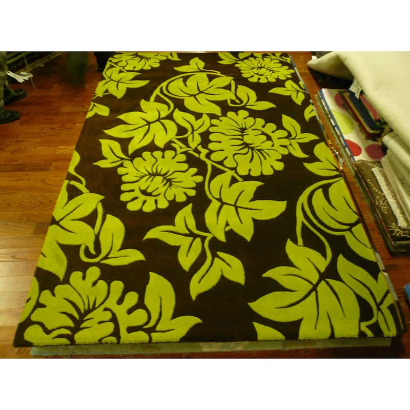 SAFAVIEH Handmade Soho Kassie Floral N.Z. Wool Rug