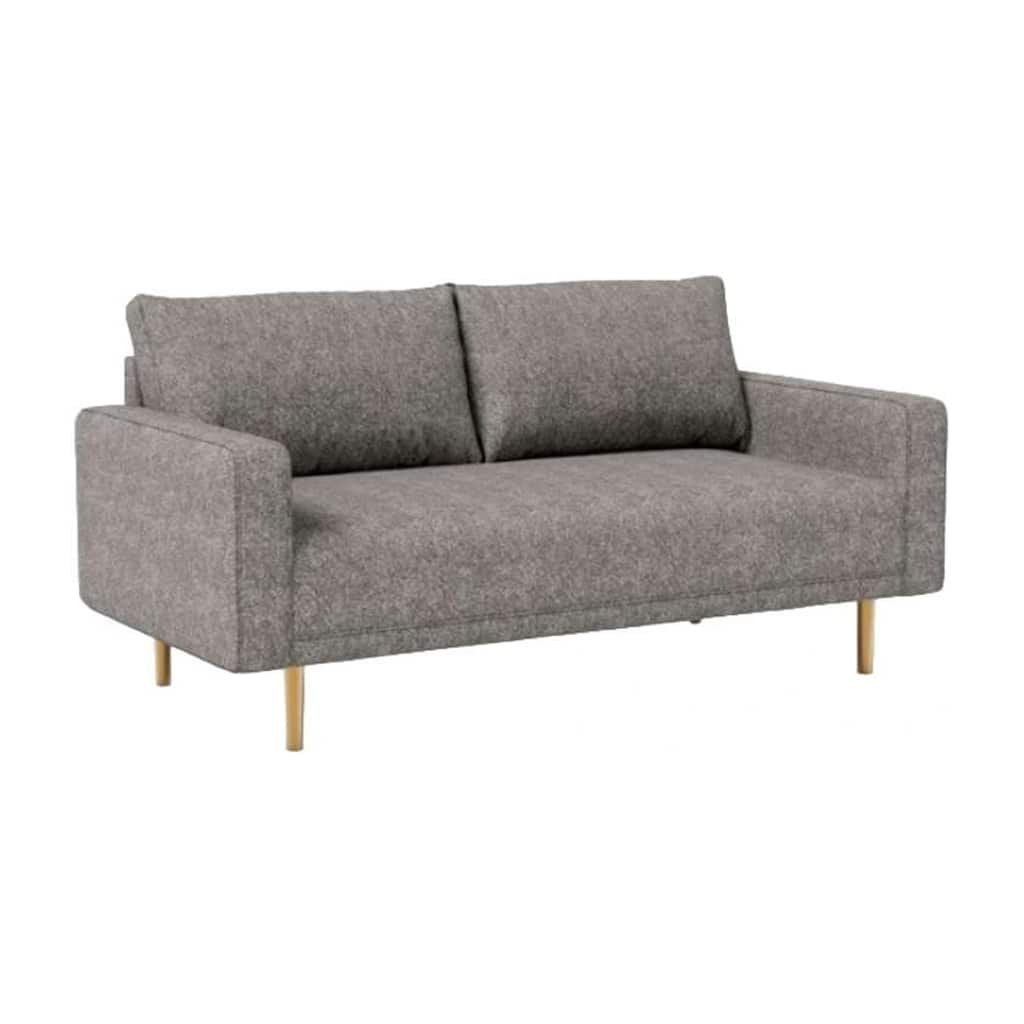 Remy Sofa, Gray Boucle, Bench Style Seat with Track Arms, 83 Inch