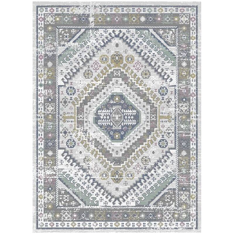 Lavinia Oriental Diamond Area Rug - 3'11"x5'3" - Gray