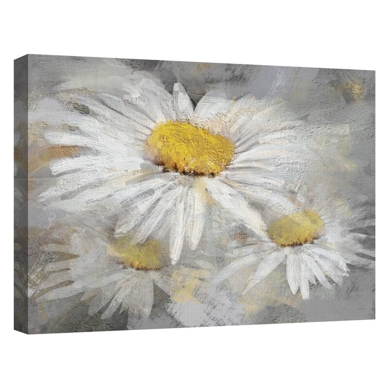 Daisy Portrait Canvas Art Print