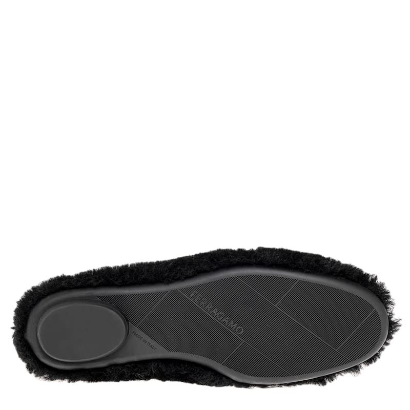 Salvatore Ferragamo Furry Noella Flats