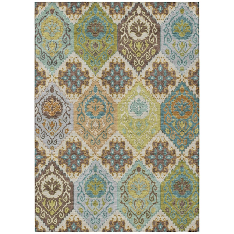 Machine Washable Indoor/ Outdoor Global Bayfield Chantille Rug