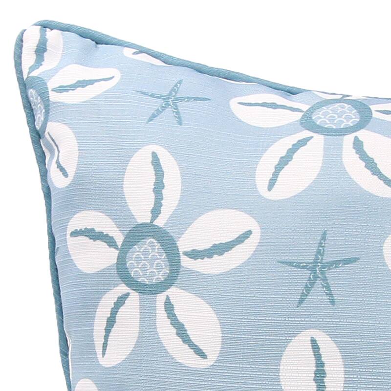 18" x 18" Nautical Indoor Throw Pillow with Welt