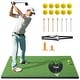preview thumbnail 4 of 25, Golf Hitting Mat, 5x5ft Artificial Turf Golf Hitting Mat, Golf Practice Hitting Mat for Backyard Driving Indoor Outdoor Training 5' x 4' 15MM