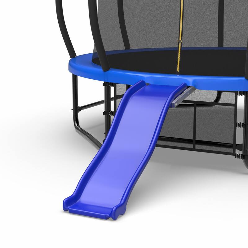 Outdoor trampoline slide, blue - Blue
