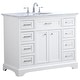 preview thumbnail 6 of 15, Elegant Lighting VF15042 Americana 42" Free Standing Single Basin