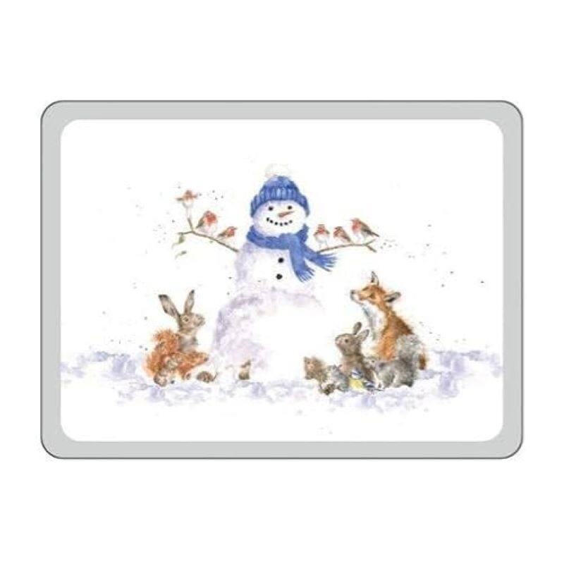 Pimpernel Wrendale Designs Christmas Placemats Set of 6 12 x 9 inch