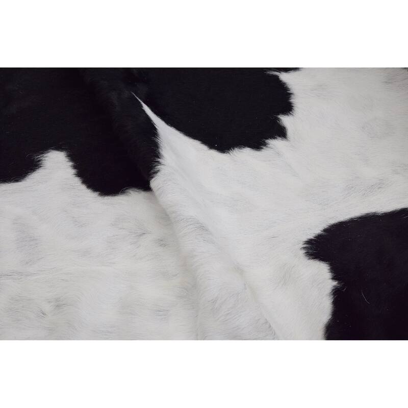 Real Cowhide Rug Black & White - 6' x 7'