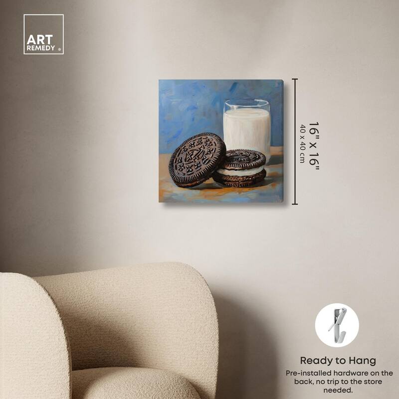 Ode to the Oreo Canvas by Art Remedy, Gallery Wrapped