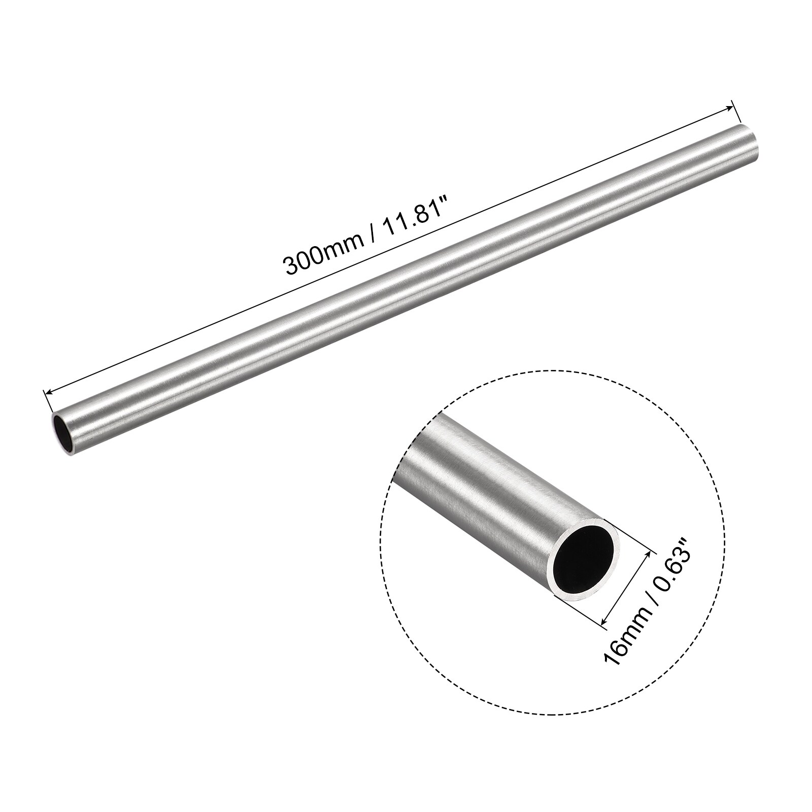 304 Stainless Steel Tube, Metal Tubing for Industry Machinery