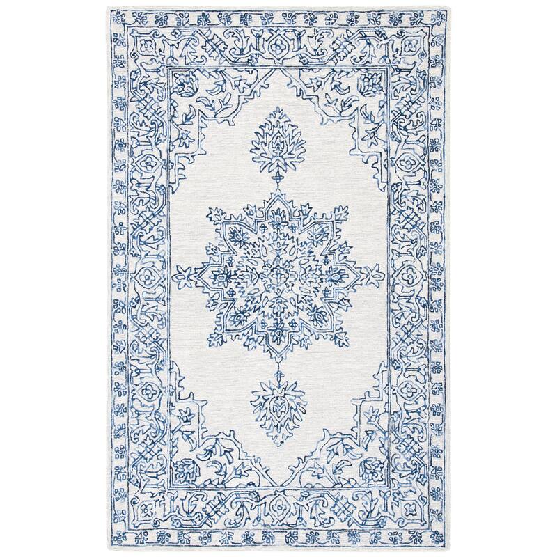 SAFAVIEH Handmade Micro-Loop Riona Modern Wool Rug