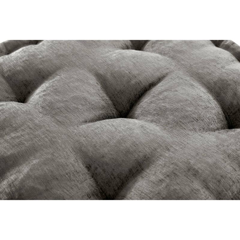 Intelligent Design Azza Poly Chenille Square Floor Pillow Cushion
