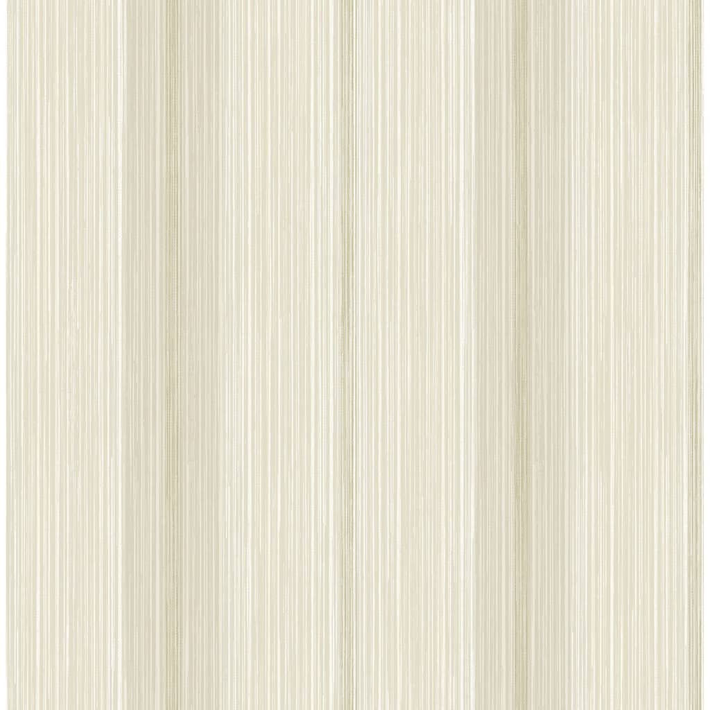 Chris Loves Julia x A-Street Prints Ames Beige Linen Stripe Wallpaper